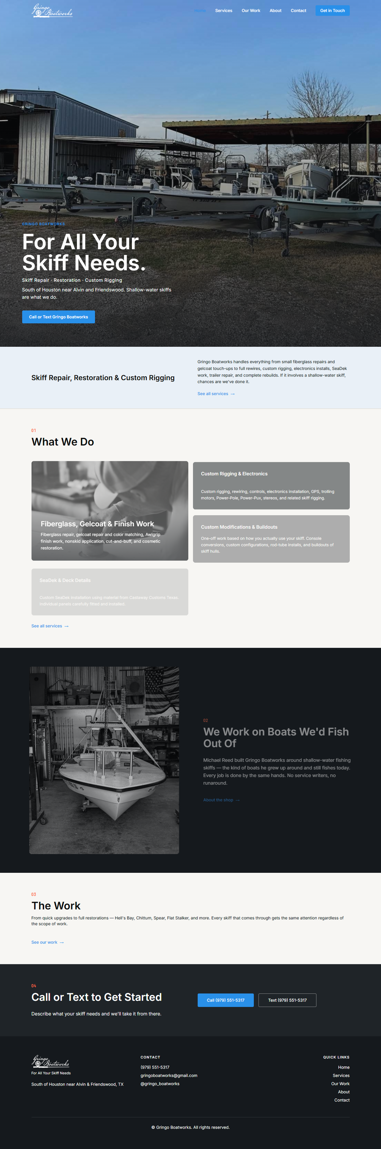 Gringo Boatworks homepage